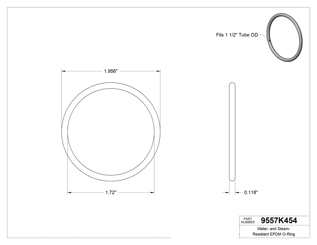 Technical drawing - 9557K454